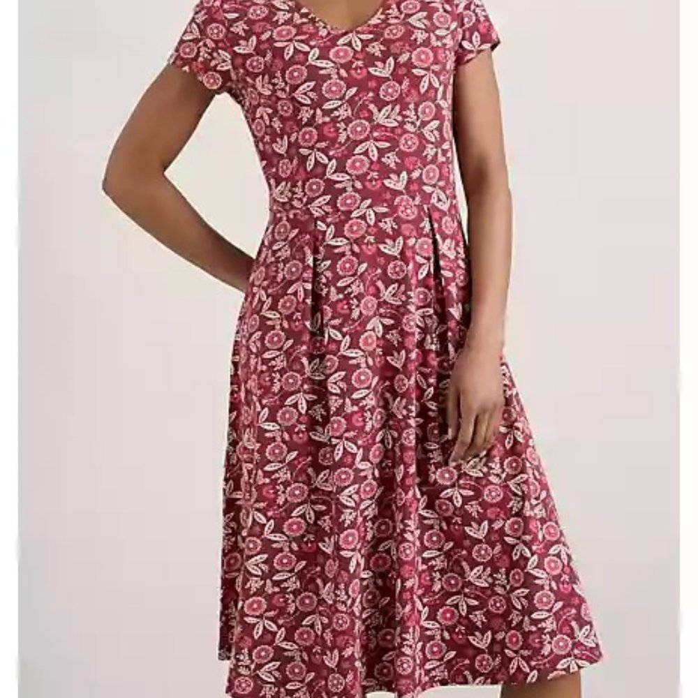 Sea Salt Pier View Jersey Dress